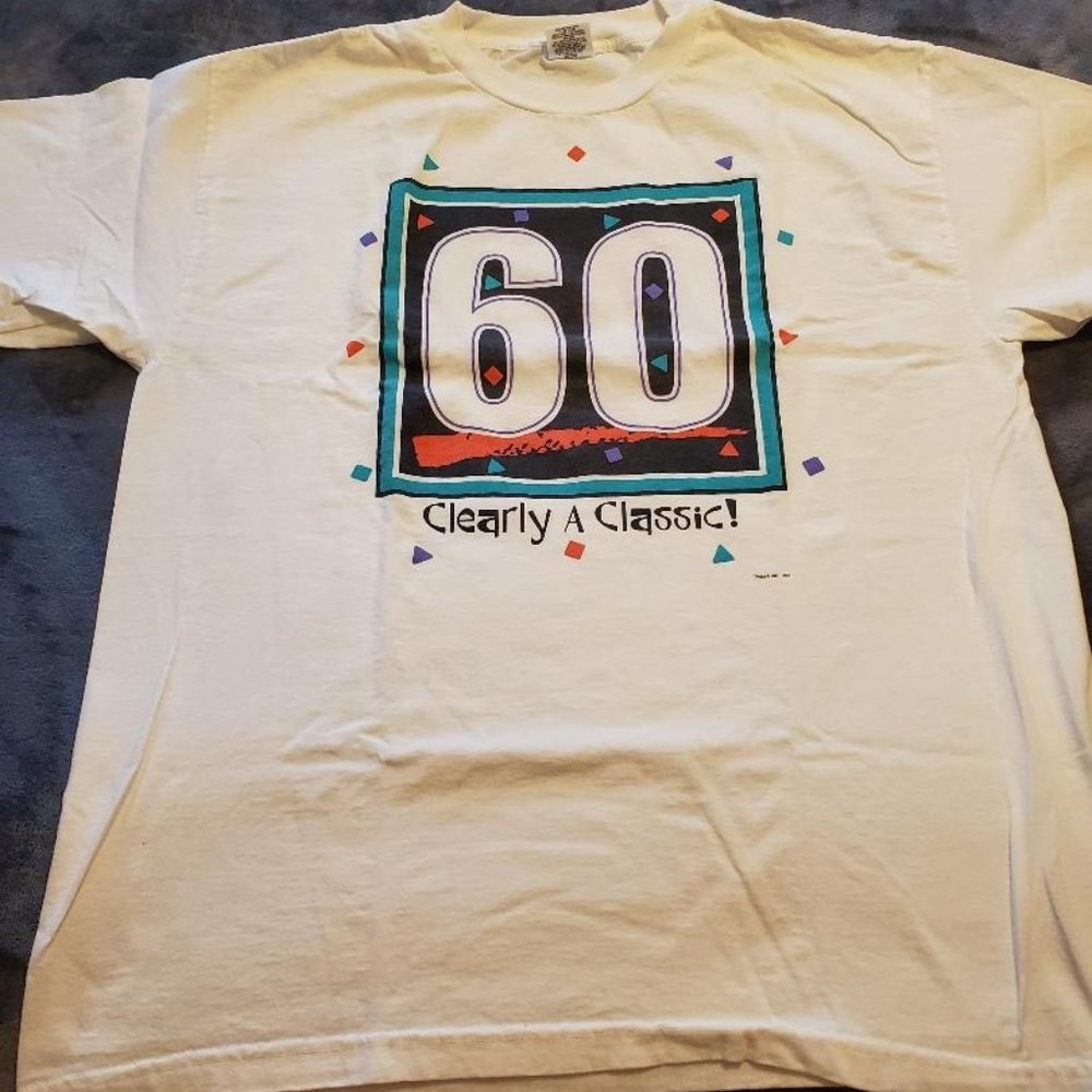 60 CLEARLY A CLASSIC BIRTHDAY SHIRT - XL